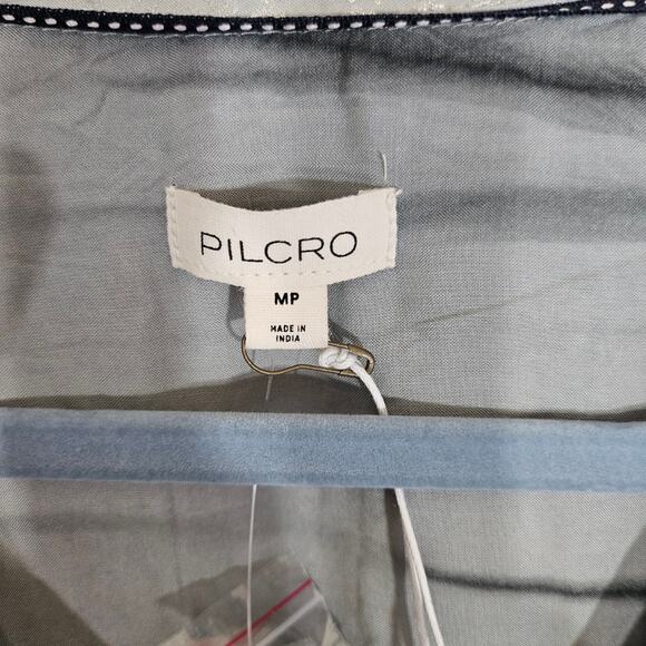 Pilcro by Anthropologie Foil Shine Button Down Shirt NWT - Picture 10 of 15